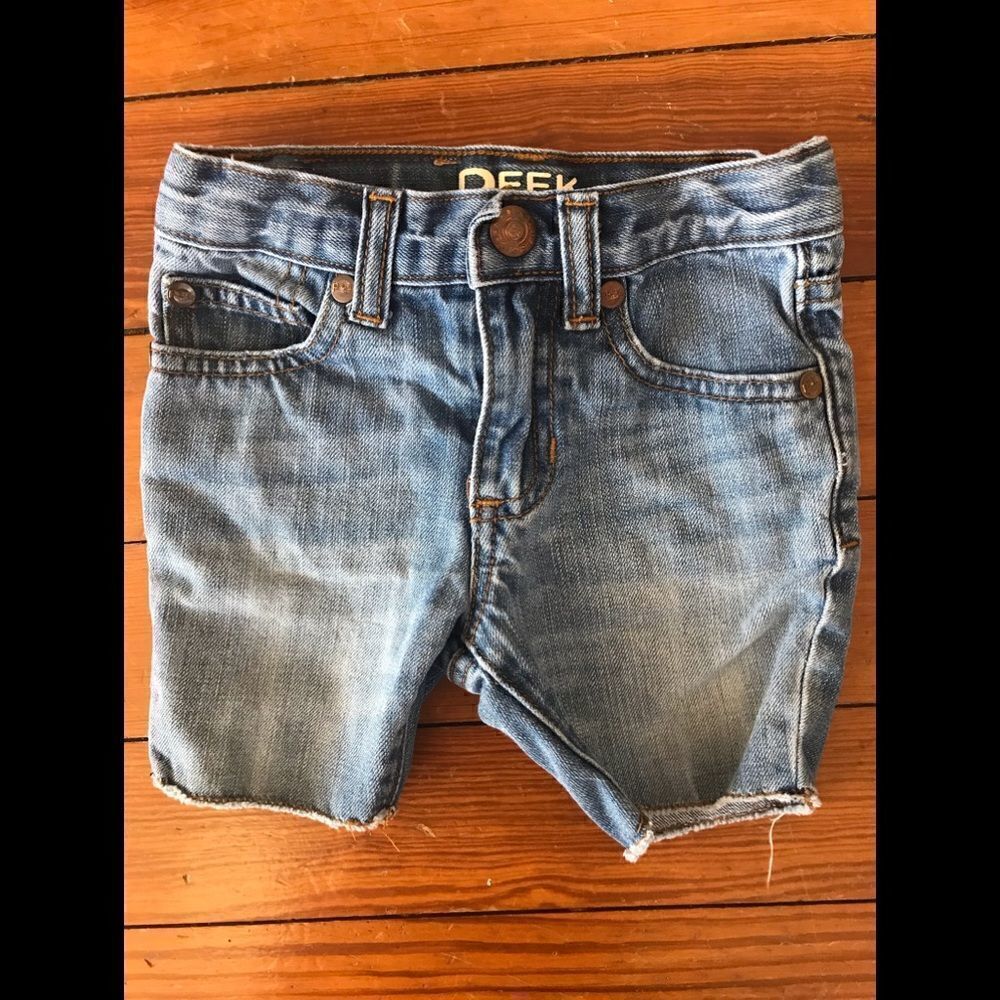 Peek Dungarees Denim Toddler Shorts